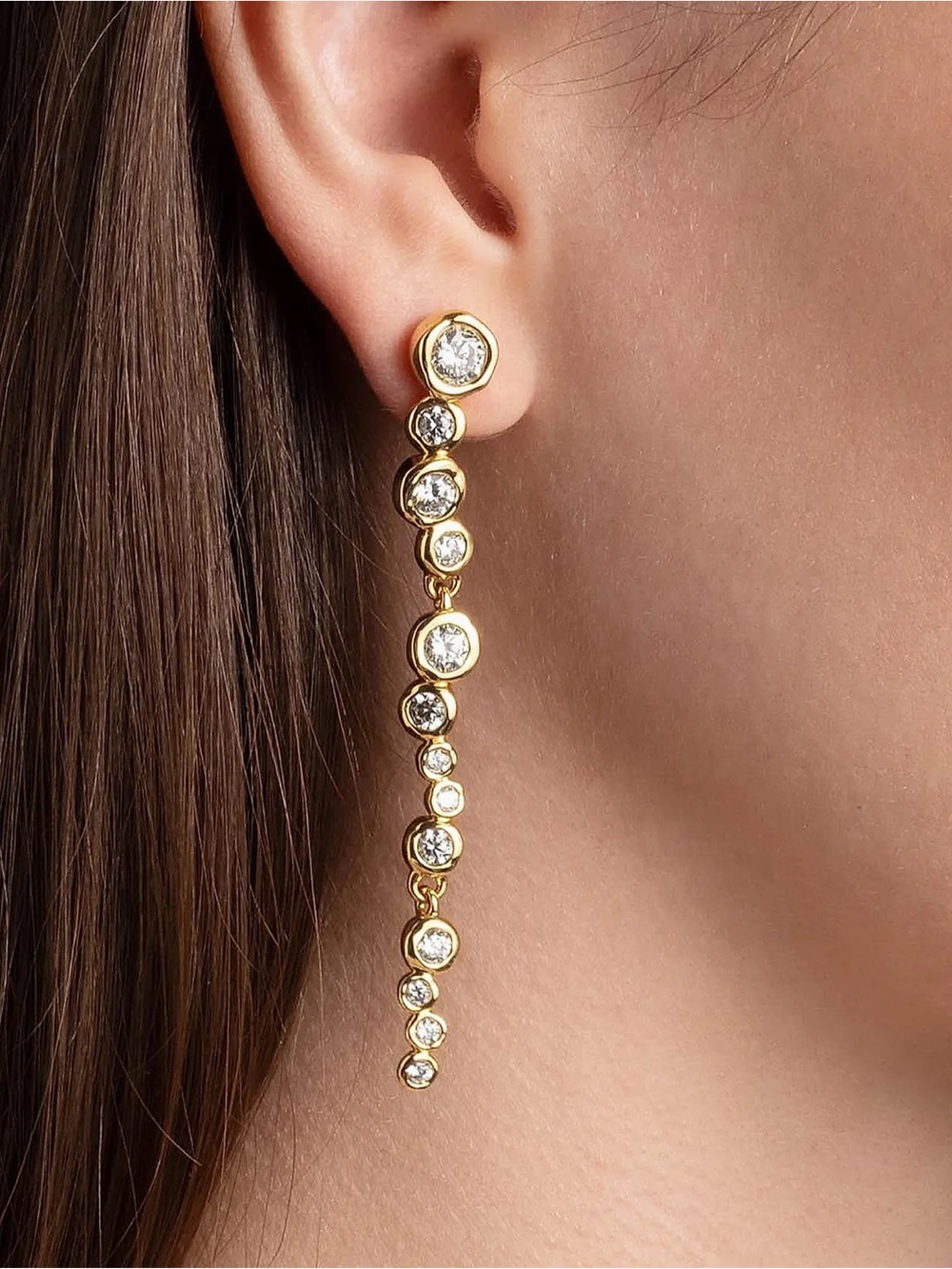 Alexis Bittar Asterales Cubic Zirconia
Cascading Linear Drop Earrings